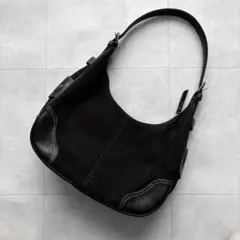00s archive leather one shoulderbag y2k
