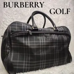 BURBERRY GOLF ボストンバッグ 黒 ノバチェック