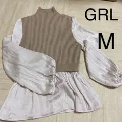 【GRL】グレイル　トップス　ニット　長袖　春服　レディース