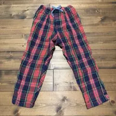 130cm⭐︎デニムダンガリー ⭐︎チェックパンツ