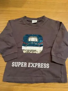 SUPER EXPRESS スパンコール 長袖Tシャツ