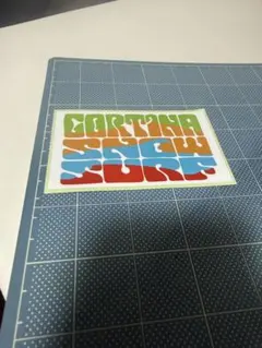 白馬コルチナスキー場ステッカー CORTINA ステッカー 未使用❗️