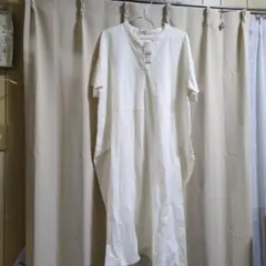 CRAFT 半袖シャツワンピース Lサイズ ホワイト