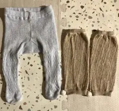 【baby GAP】 タイツ／【アプレレクール】レッグウォーマー2点まとめ売り