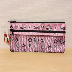 Disney ポーチ ピンク ミニー フラットケース 小物入れ
