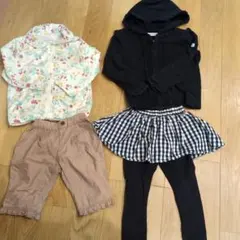 100センチまとめ売り　キッズ服セット（ジャンバー・パーカー・レギパン・パンツ）