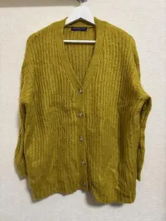 HONEYSUCKLE ROSE ニットカーディガン マスタード