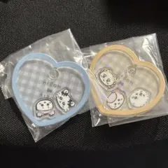 ちいかわ　きゃらシャカチャームグミ　ハート型アクリルキーホルダーセット
