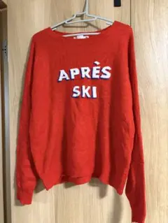 赤　ニット　H&M レディース　used