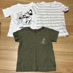 半袖Tシャツ 100cm 3枚セット UNIQLO,無印,ベルメゾン