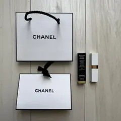 シャネル ルージュ ココ ボーム ドリーミー ホワイト　袋箱付き