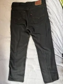 Levi's ブラックデニムパンツ　タグ表示→516 Ｗ33 Ｌ30