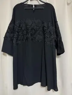 新品タグ付マカナナキャシー サイズ3 大きいサイズレース チュニック ワンピース