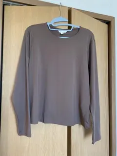 H&M 긴팔 컷소우 브라운 XL
