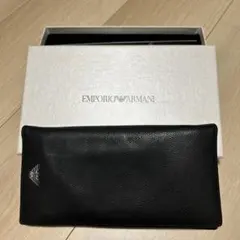 EMPORIO ARMANI 長財布 YEM474 ブラックのサムネイル