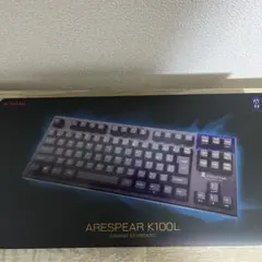 ARESPEAR K100L コナミ ゲーミングキーボード ブラック - メルカリ