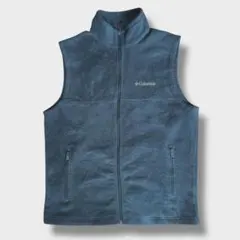 Columbia コロンビア フリースベスト 刺繍ロゴ M