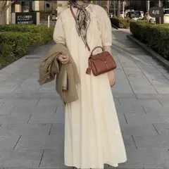 新品　Eaphi random ribbon yoke one piece