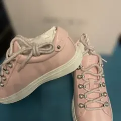 早い者勝ち　JIMMY CHOO ピンクレザー スニーカー　新品未使用