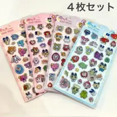 海外製 たまごっち ぷくぷくシール ４枚