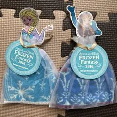 ディズニーランド アナと雪の女王 ミニタオル 2枚