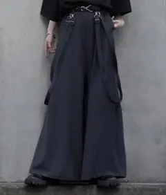 未使用級✨CIVARIZE サス付き ワイド ベルテッドボンテージ パンツ 46