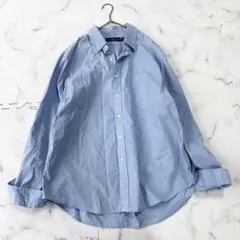 ✨美品✨ポロラルフローレン　長袖シャツXL 水色