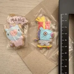 BTS BT21 MANG クッキーチャームマスコット　2個セット