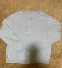 UNIQLO キッズ　 カーディガン 130サイズ サックス