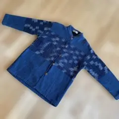 Belle Habiller 藍染ハーフジャケット レディースＬサイズ