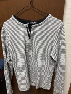 PLUS ONE ボーダーカットソー