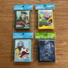 【新品・未開封】ポケカ デッキシールド 4個セット ナンジャモ チリ グルーシャ 新品・未開封】ポケカ デッキシールド 4個セット ナンジャモ チリ