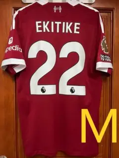 【新品同様】リバプール 22 番 EKITIKE ホームユニフォーム Mサイズ