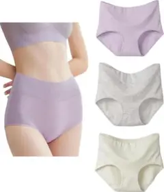 3枚組✨ショーツ 深ばき レディース 綿 下着 パンツ Ｌサイズ