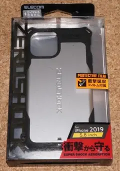 新品★エレコム iPhone11Pro ゼロショック シルバー 外箱傷み