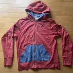 00s NIKE フルジップ パーカー サイドリブ Y2K