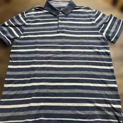 TOMMY HILFIGERトミーヒルヒンガー半袖ポロシャツ ネイビーXLサイズのサムネイル