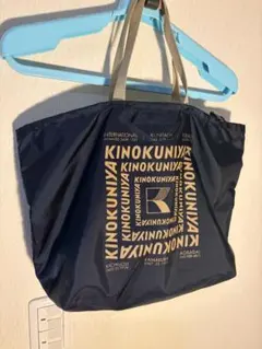 KINOKUNIYA トートバッグ ネイビー(注意事項あり）