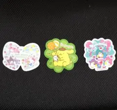 【未使用品】サンリオキャラクターズ シール 3枚セット Furuta