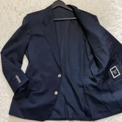 クリスチャンディオール テーラードジャケット ロング丈 ロゴボタン 赤 美品 クリスチャンディオール テーラードジャケット ロング丈 ロゴ