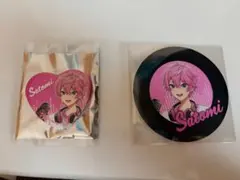 すとぷり 缶バッジ コースターセット さとみver