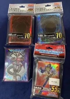 遊戯王デュエルモンスターズ　カードプロテクター　4種