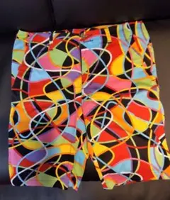 美品 ラウドマウス LOUDMOUTH メンズ ゴルフ ハーフパンツ 総柄
