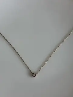 K18PG 一粒ダイヤモンドネックレス ヴイエー ヴァンドーム青山 - メルカリ