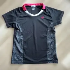 バドミントンウェア ヨネックス ゲームシャツ　黒/ピンク2枚セット