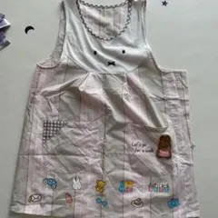 ミッフィー　ストライプエプロン