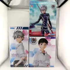 【3点セット】 エヴァンゲリオン 渚カヲル 碇シンジ フィギュア