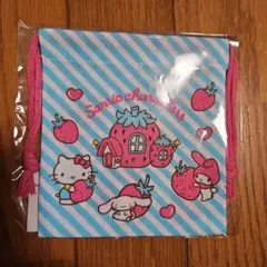 サンリオキャラクターズ　ミニ巾着　いちご　スマイル　交換景品