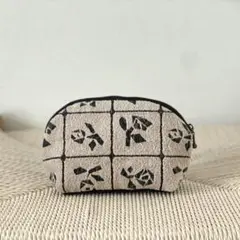⚮̈ミナペルホネン　シェルポーチ　Lulu beige