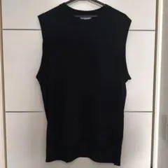 【美品】ユニクロmamekurogouchi ノースリーブ 黒 エアリズム